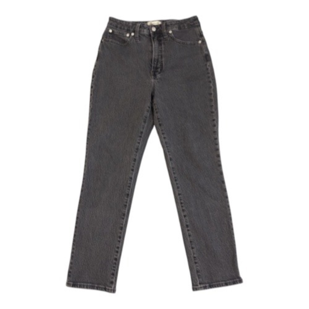 Madewell The Curvy Perfect Vintage Jean Lunar Wash Faded Black Size 28 High Rise